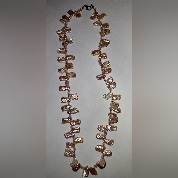 Pink Keshi Pearl Necklace